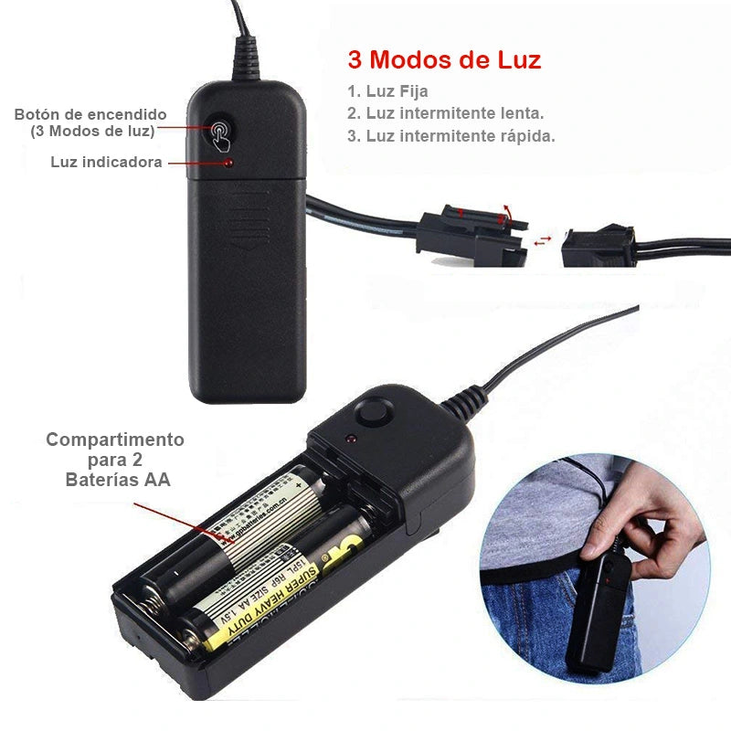 Mascara Luminosa La Purga Disfraz