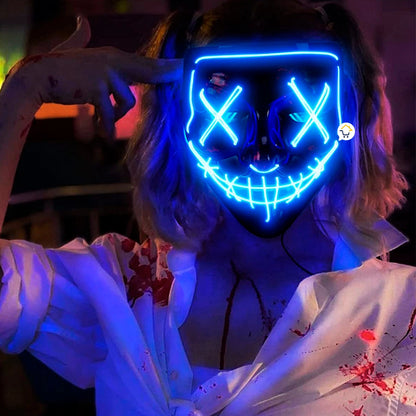 Mascara Luminosa La Purga Disfraz