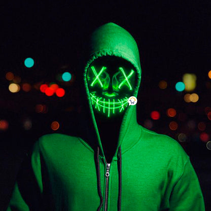 Mascara Luminosa La Purga Disfraz